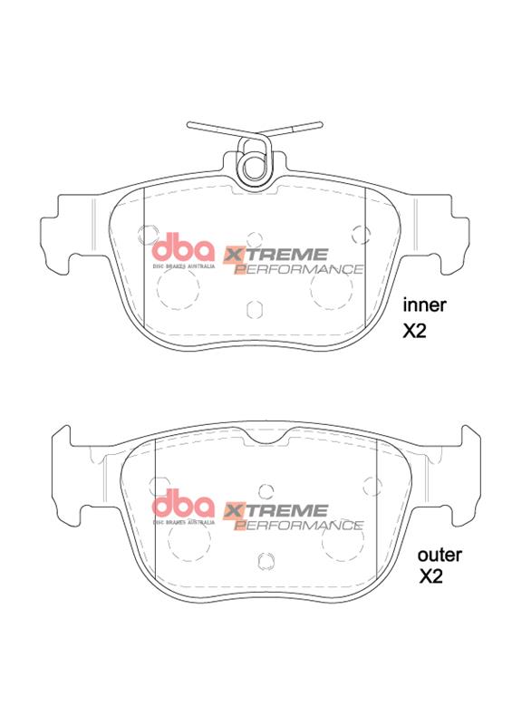 DBA Brake Pads Xtreme Performance DB15092XP