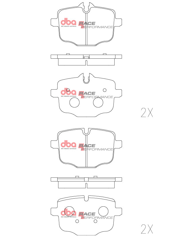 DBA Brake Pads Race Performance DB15109RP