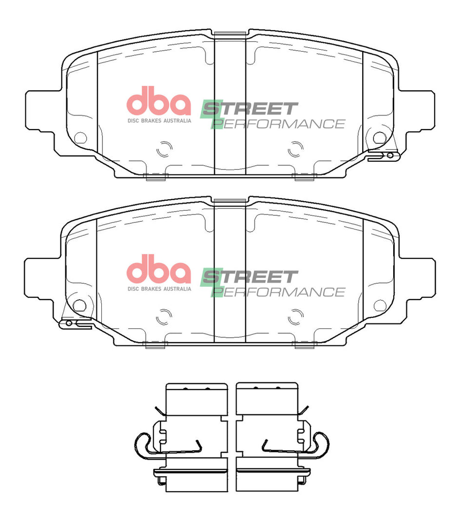 DBA Brake Pads Street Performance DB15125SP