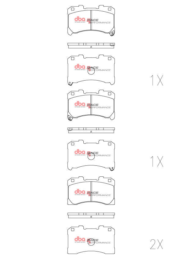 DBA Brake Pads Race Performance DB15147RP