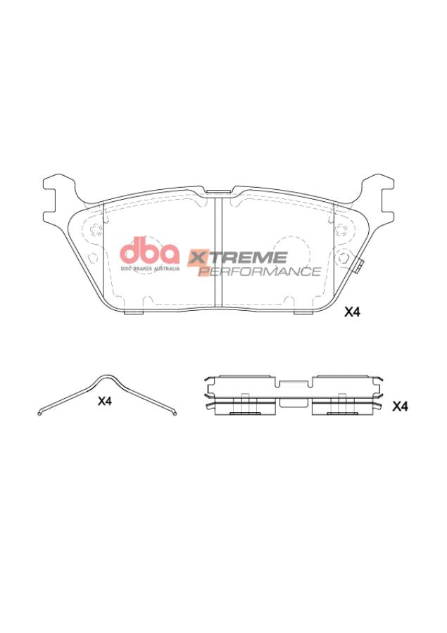 DBA Brake Pads Xtreme Performance DB15196XP