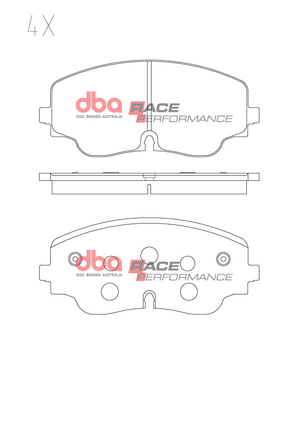 DBA Brake Pads Race Performance DB15271RP