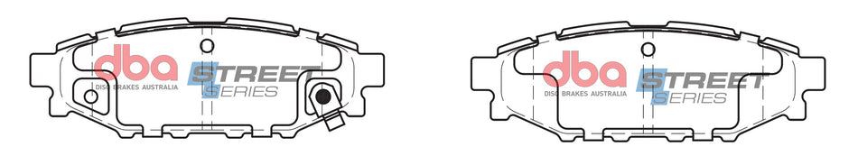 DBA Brake Pads Street Series Ceramic DB1803SS
