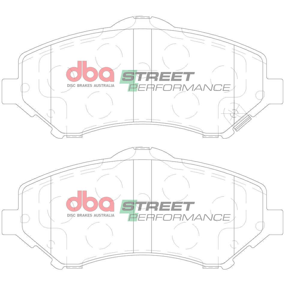 DBA Brake Pads Street Performance DB2002SP