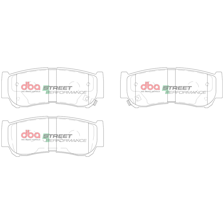 DBA Brake Pads Street Performance DB2035SP