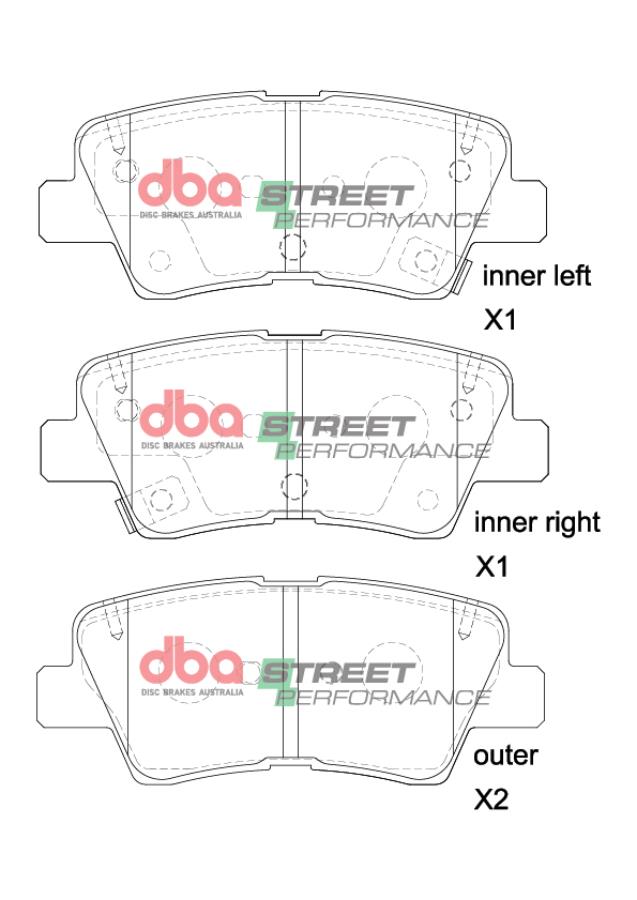 DBA Brake Pads Street Performance DB2076SP