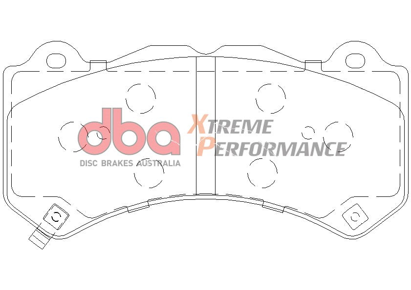 DBA Brake Pads Xtreme Performance ECE R90 certified DB2375XP