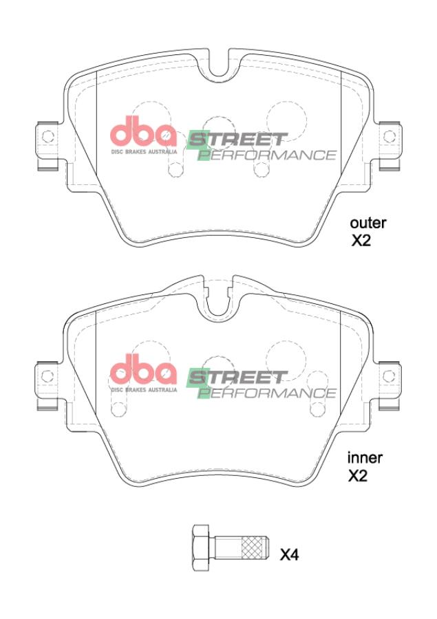 DBA Brake Pads Street Performance DB2377SP