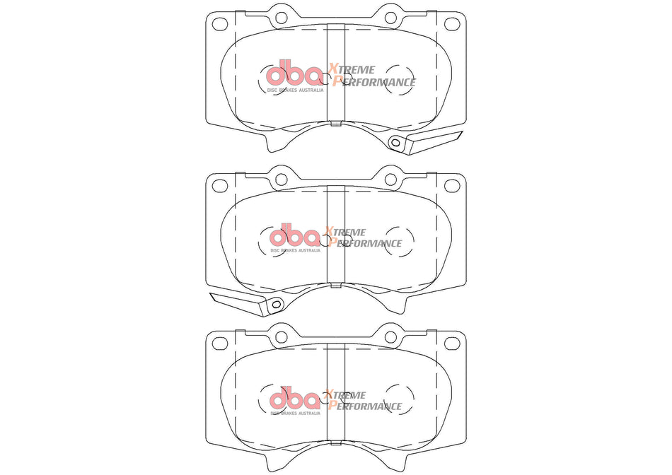 DBA Brake Pads Xtreme Performance ECE R90 certified DB2380XP