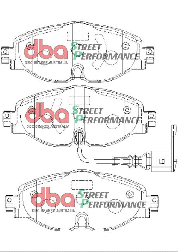 DBA Brake Pads Street Performance ECE R90 certified DB2383SP