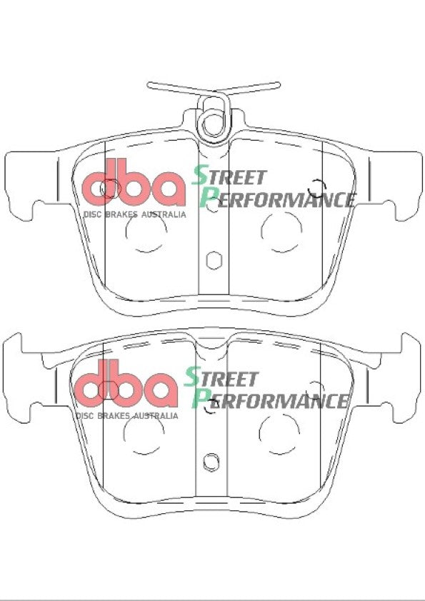DBA Brake Pads Street Performance ECE R90 certified DB2384SP