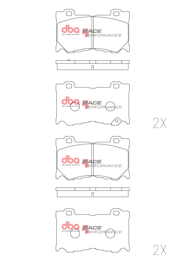 DBA Brake Pads Race Performance DB2400RP