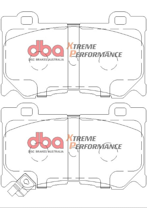 DBA Brake Kit - 4000 Series T3 Slotted & Xtreme Performance Brake Pads (2x DBA42314XS + DB2400XP) DBA42314XS-2400XP