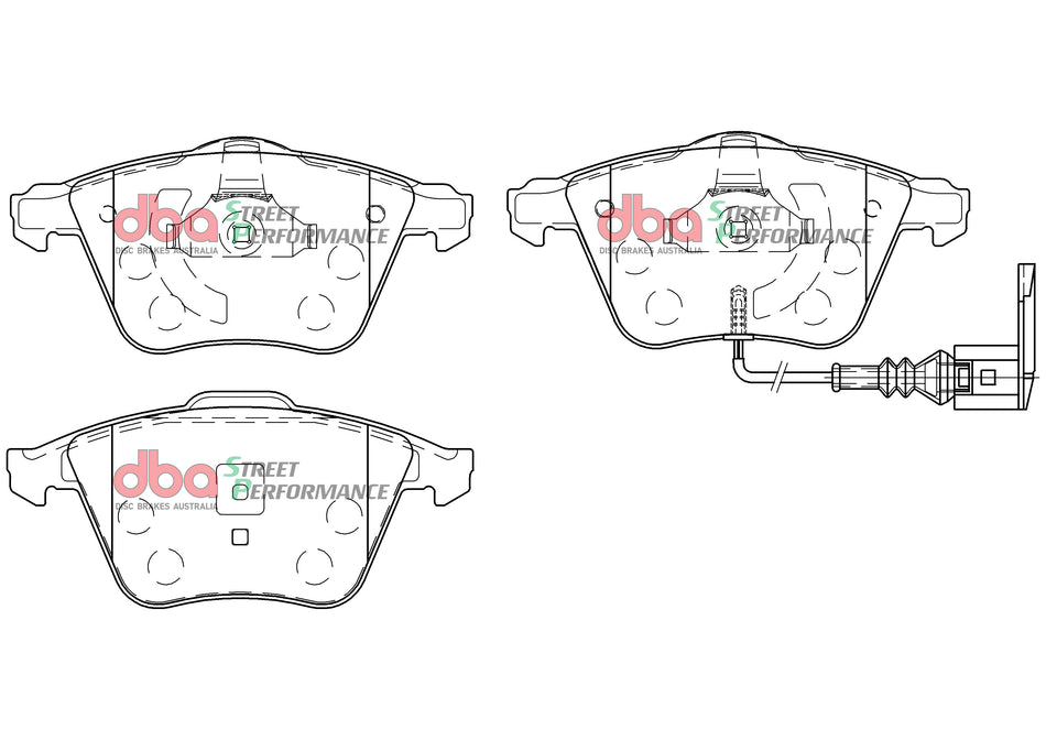 DBA Brake Pads Street Performance DB2402SP