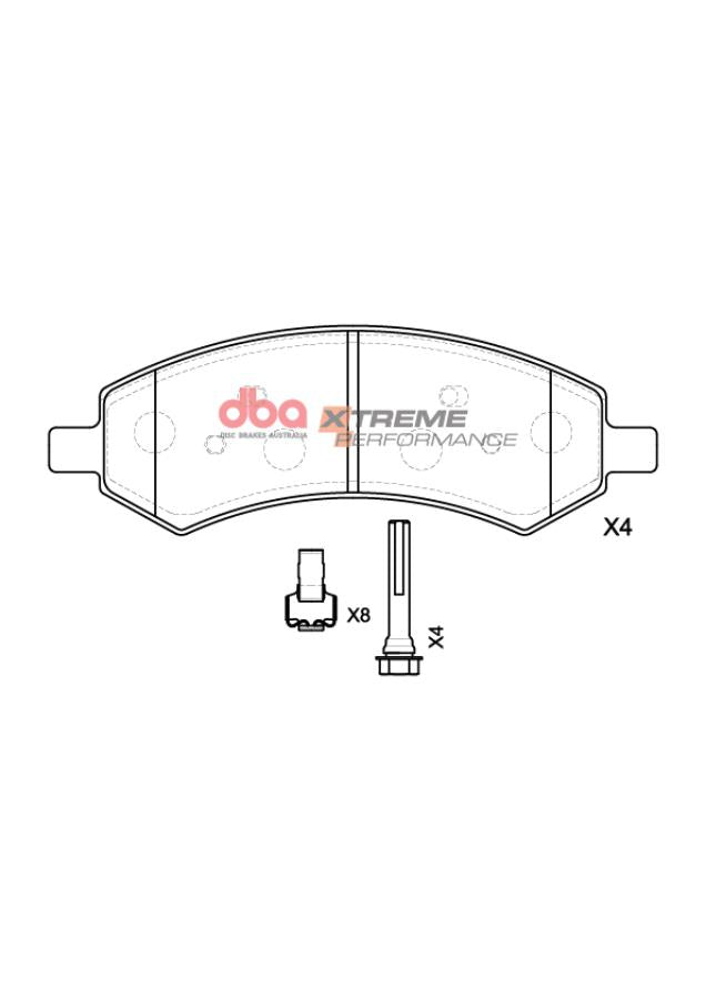 DBA Brake Pads Xtreme Performance DB7991XP