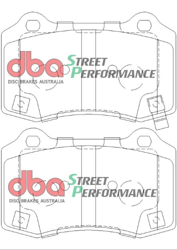 DBA Brake Pads Street Performance DB8805SP