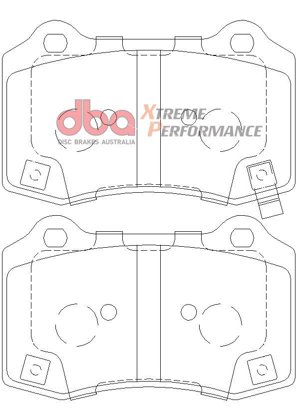 DBA Brake Pads Xtreme Performance ECE R90 certified DB8805XP