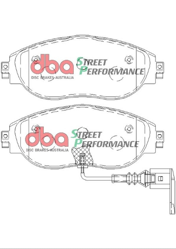 DBA Brake Pads Street Performance ECE R90 certified DB8849SP