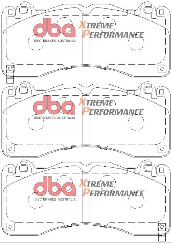 DBA Brake Pads Xtreme Performance ECE R90 certified DB9021XP