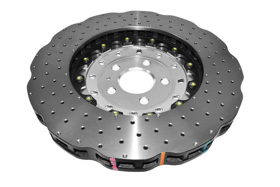 DBA 5000 series - Crossed Drilled & Dimpled Silver Hat DBA53002WSLVXD