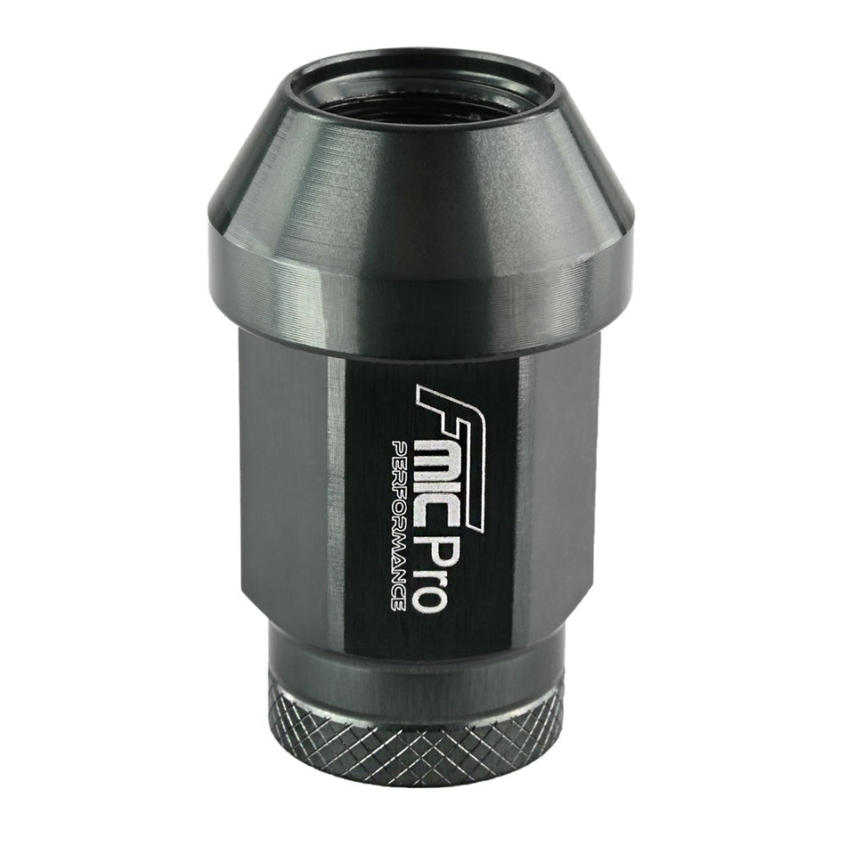 Forged Aluminum wheel nut FMIC.Pro M14x1.5 Grey (gun metal) 1 pc. conical 7075-T6