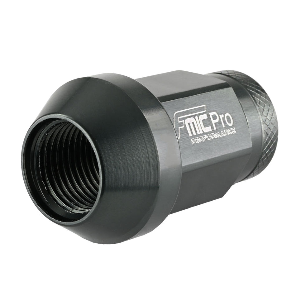 Forged Aluminum wheel nut FMIC.Pro M14x1.5 Grey (gun metal) 1 pc. conical 7075-T6