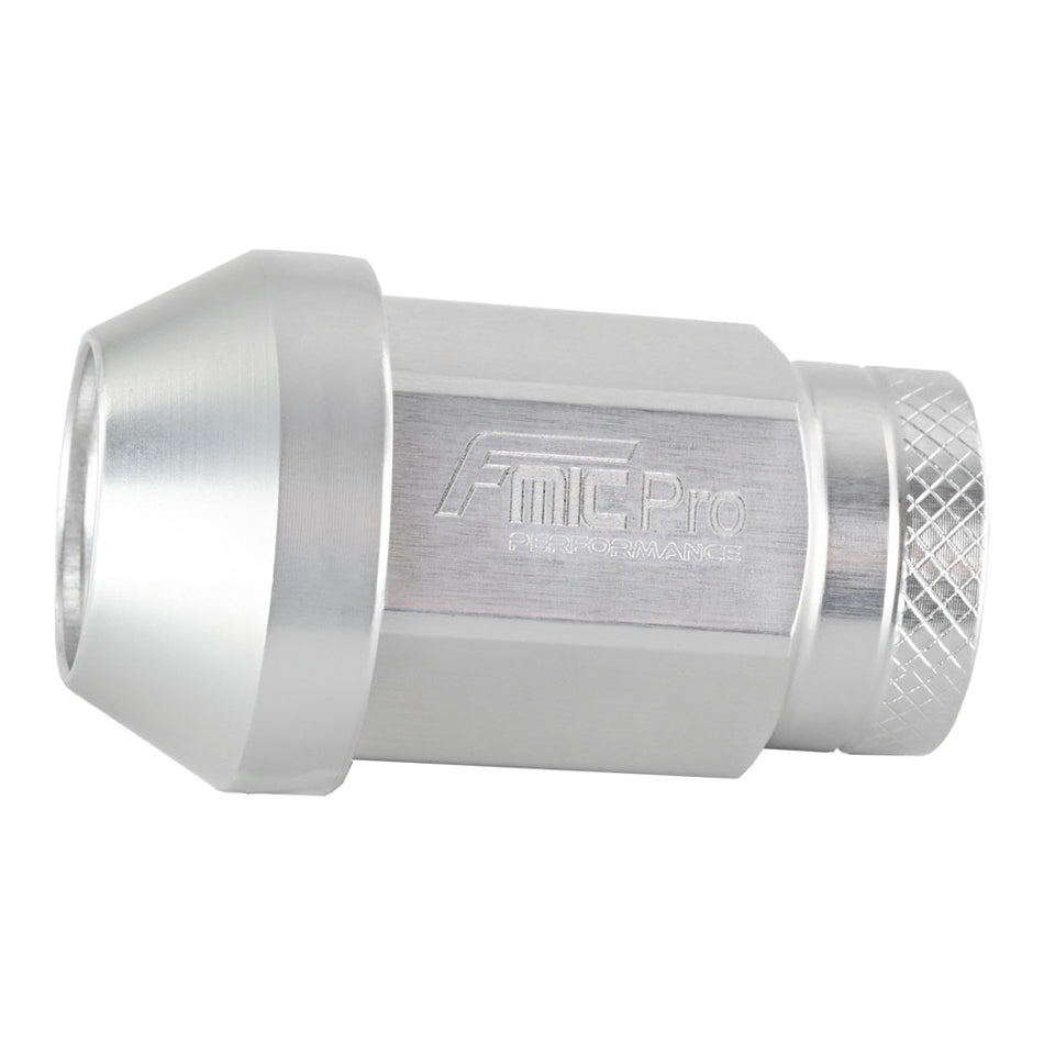 Forged Aluminum wheel nut FMIC.Pro M12x1.5 Silver 1 pc. conical 7075-T6