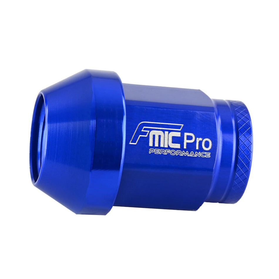 Forged aluminum wheel nut FMIC.Pro M12x1.5 Blue 1 pc. conical through-hole 7075-T6