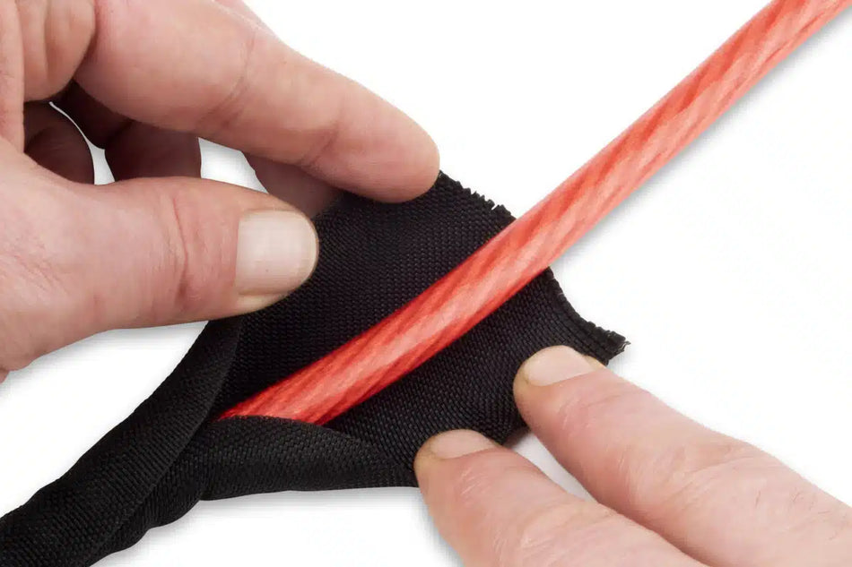 Black Self Wrap protection sleeving