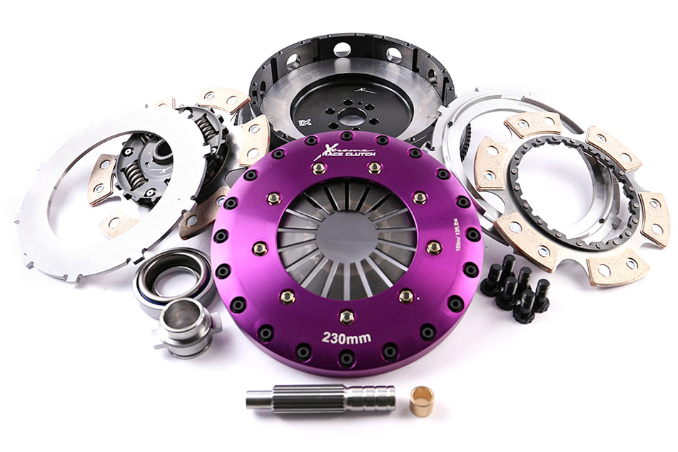 HOLDEN - CALAIS - COMMODORE - NISSAN - PATROL - SKYLINE Xtreme Performance - 230mm Sprung Ceramic Twin Plate Clutch Kit Incl Flywheel 1000Nm