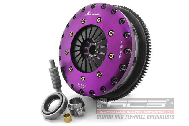 Xtreme Clutch Conversion kit - Nissan RB Ceramic Twin Plate - Samsonas Sequential / G-Force - GM Spline 26x28.6mm