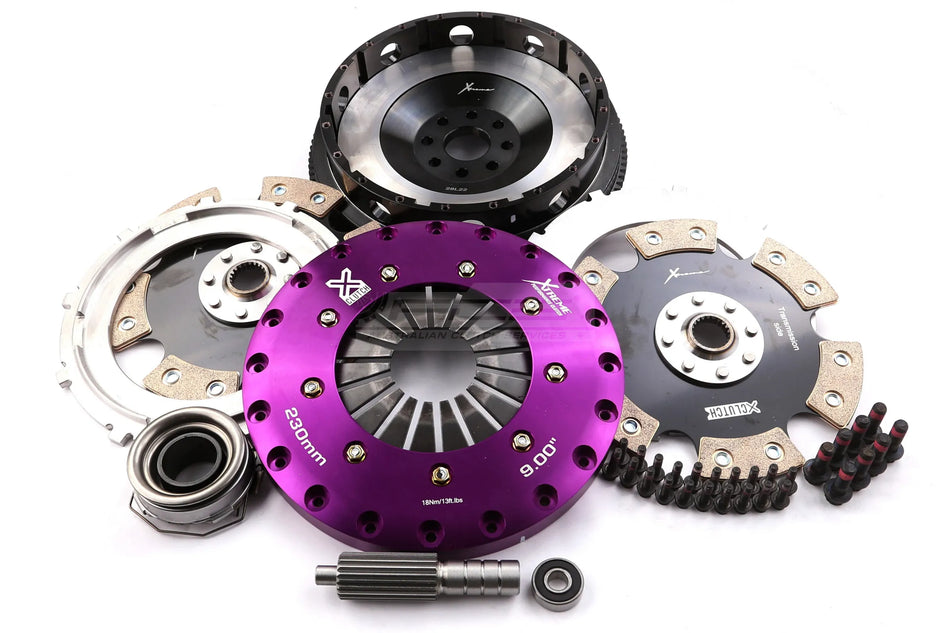 TOYOTA - SUPRA Xtreme Performance - 230mm Rigid Ceramic Twin Plate Clutch Kit Incl Flywheel 1800Nm