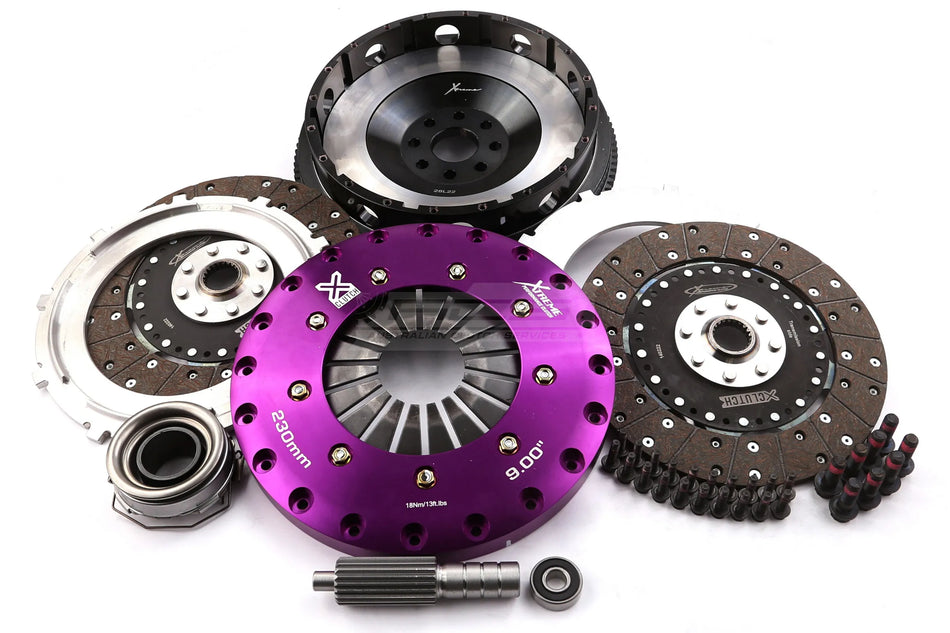 TOYOTA - SUPRA Xtreme Performance - 230mm Organic Twin Plate Clutch Kit Incl Flywheel 1200Nm