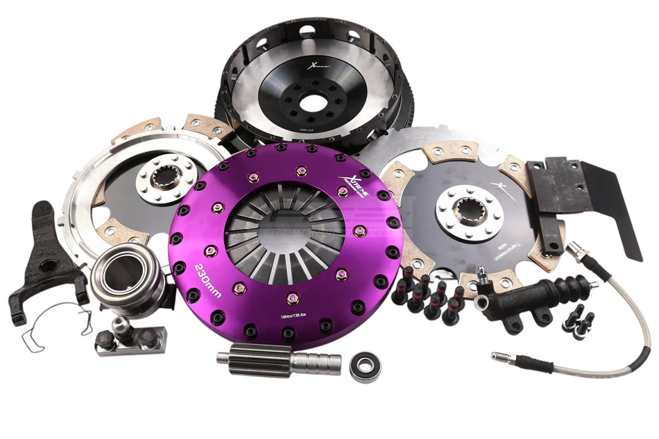 TOYOTA - SUPRA Xtreme Performance - 230mm Rigid Ceramic Twin Plate Clutch Kit Incl Flywheel 1800Nm