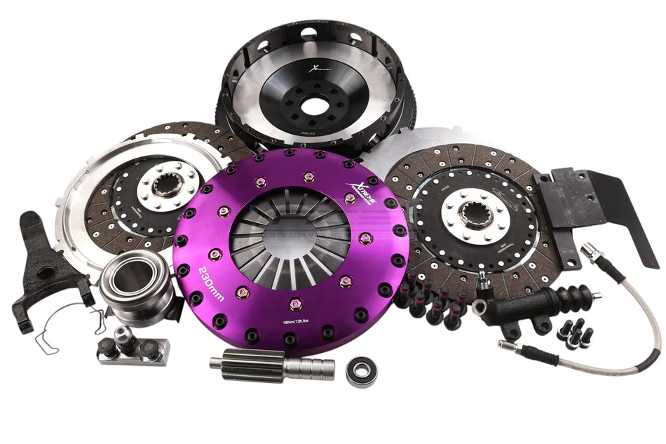 TOYOTA - SUPRA Xtreme Performance - 230mm Organic Twin Plate Clutch Kit Incl Flywheel 1200Nm