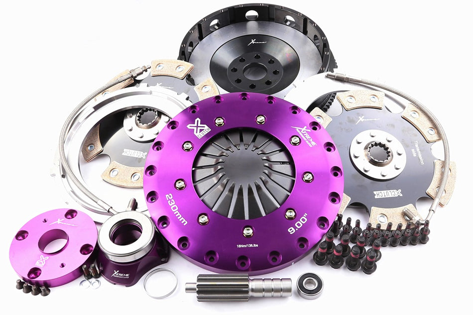 TOYOTA - SUPRA Xtreme Performance - 230mm Rigid Ceramic Twin Plate Clutch Kit Incl Flywheel & CSC 1800Nm