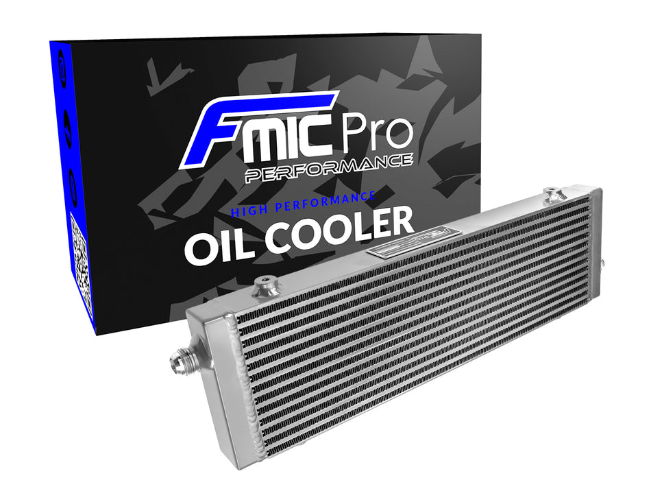 FMIC Oil cooler FMIC.Pro  470x140x40 Asymmetric Oil Enters Silver