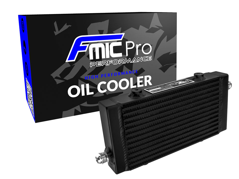 FMIC Oil cooler FMIC.Pro  240x140x40 Asymmetric Oil Enters Black