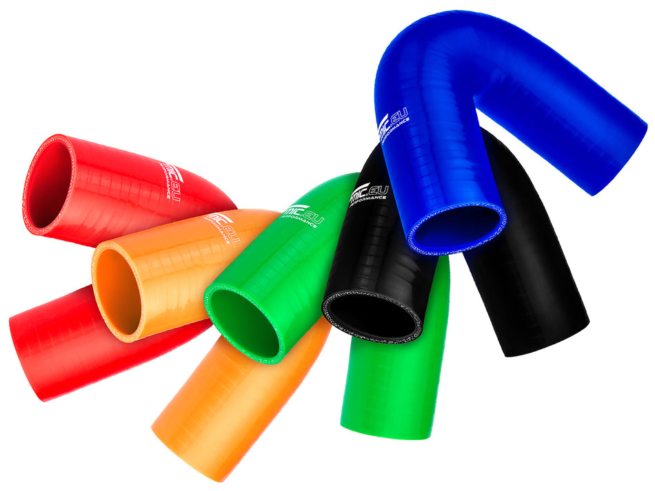 Silicone elbow 135' 57mm Black