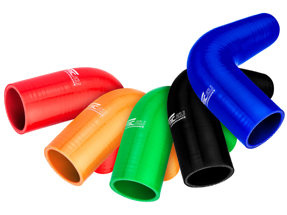 Silicone elbow 90' 57mm Blue