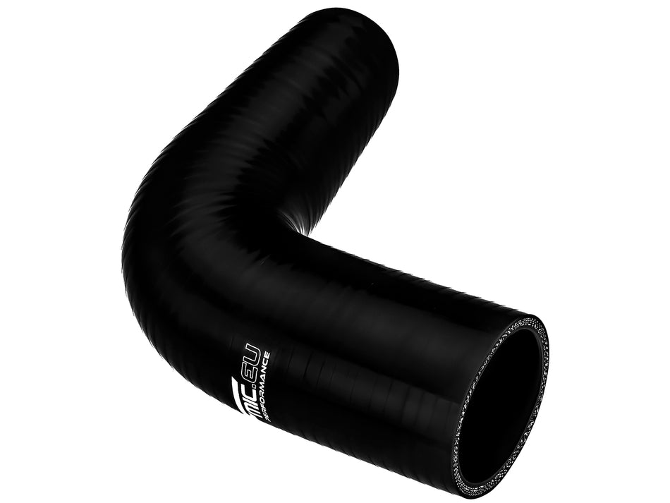 Silicone elbow 90' 54mm Black