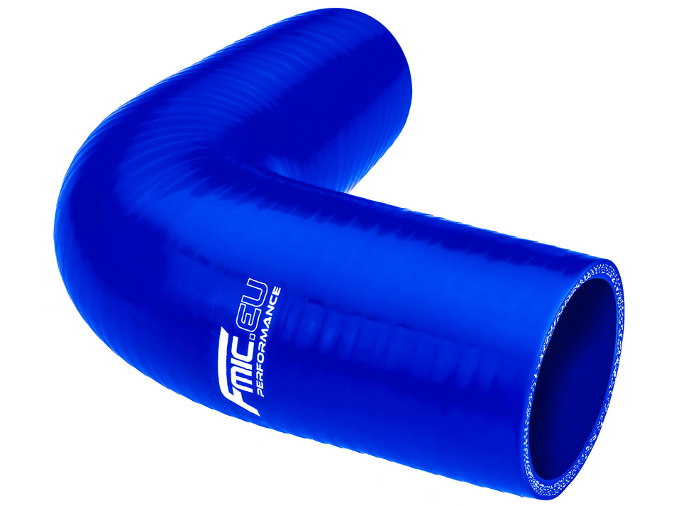 Silicone elbow 90' 102mm Blue