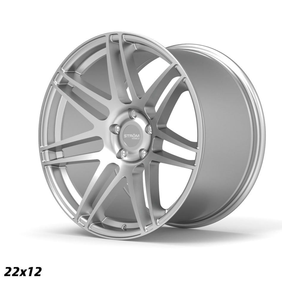 STR3 Alloy Wheel – 22x12 ET35 5x120 CB74.1 Quartz Silver
