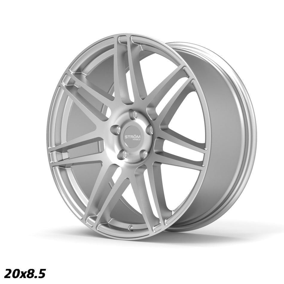 STR3 Alloy Wheel – 20x8.5 ET35 5x120 CB72.6 Quartz Silver