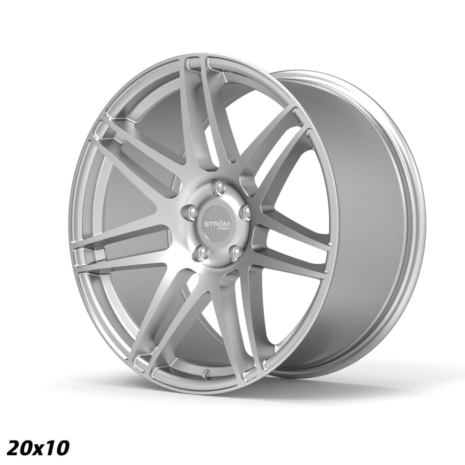 STR3 Alloy Wheel – 20x10 ET42 5x112 CB66.6 Quartz Silver