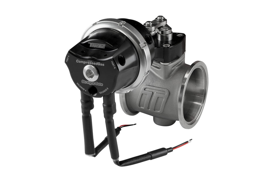 Turbosmart PSG50CG Pneumatic StraightGate50 Compressed Gas (Solenoid) 7psi Black