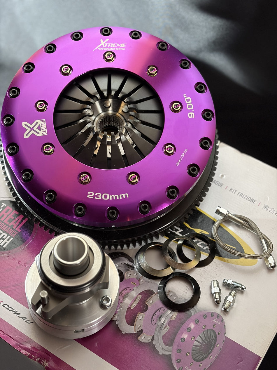 Ready To Fit - Clutch Kit - Xtreme 230mm Twin Plate - Samsonas 4 Speed with Toyota Bellhousing
