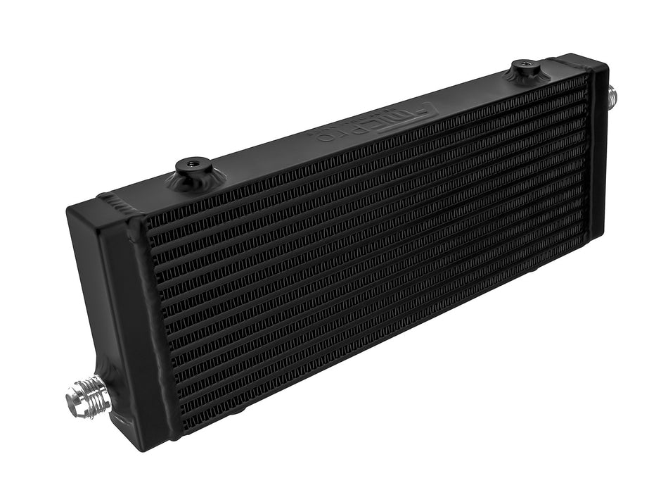 FMIC Oil cooler FMIC.Pro  360x140x40 Asymmetric Oil Enters Black