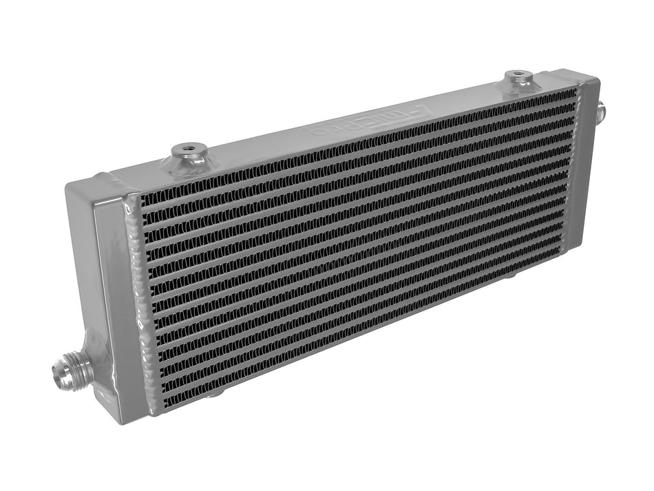 FMIC Oil cooler FMIC.Pro  360x140x40 Asymmetric Oil Enters Silver
