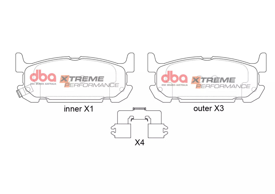 DBA Brake Pads Xtreme Performance DB1508XP
